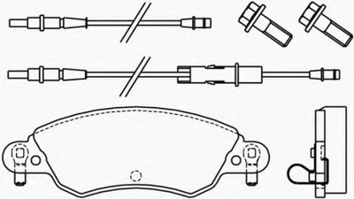 ZAPATAS HAMULC. CITROEN C5 1,8 16V 01-  