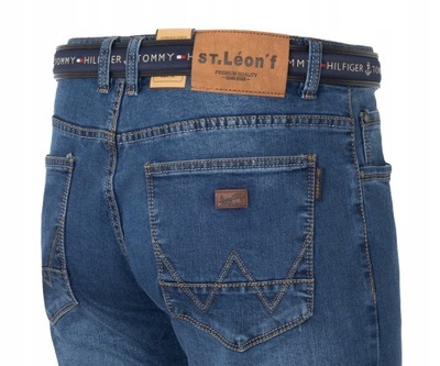 Spodnie JEANS W42 niebieskie jeansy