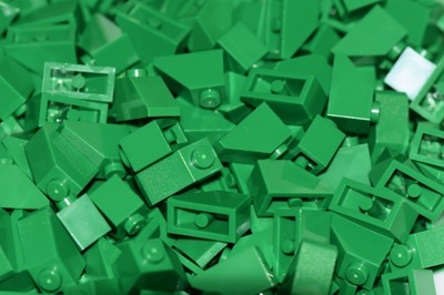 Lego skos green 1x2 3040 20szt