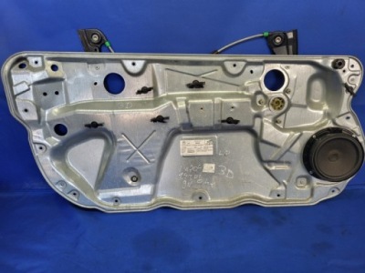 Підйомник скло лівий перед vw polo iv 9n lift фото №1