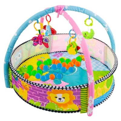 Mata basen z piłkami dla dzieci dziecka niemowląt