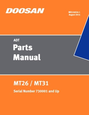 DOOSAN MT26 / MT31 ADT PARTS МЕХАНІКА / МЕХАНІЧНА