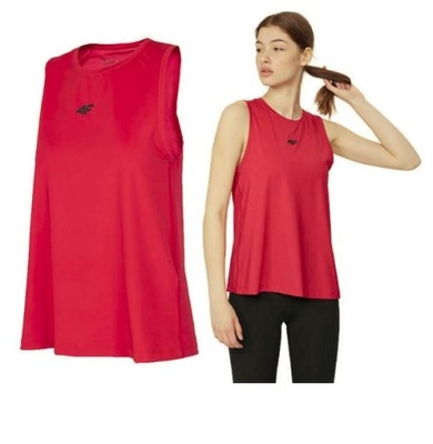 Damska koszulka funkcyjna 4F TSDF021 L22 XL czerwony