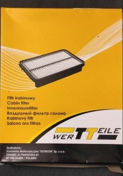 WERTTEILE WEF2212 FILTRO DE CABINA K1101  