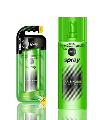 ZAPACH SAMOCHODOWY AROMA PERFUME SPRAY GREEN TEA