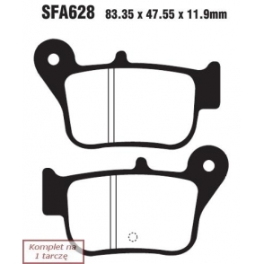 PADS HAM FOR SYM MAX. SYM 400I (11-12)  