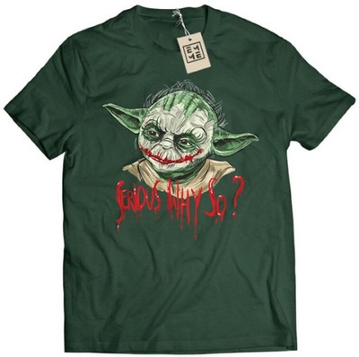 Koszulka Serious Why So Yoda Gwiezdne Wojny M