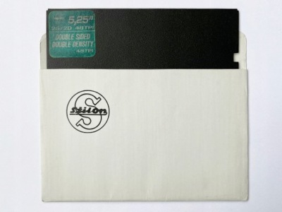 stara DYSKIETKA komputerowa 5.25" STILON w etui do systemów