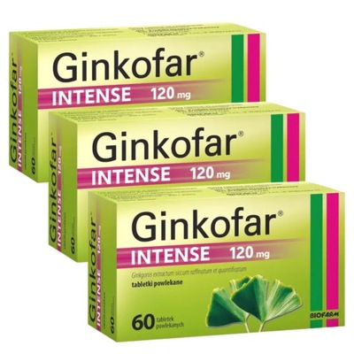 GINKOFAR INTENSE 60 tabletek