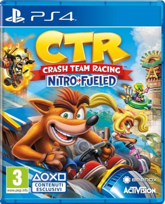 CTR CRASH TEAM RACING NITRO FUELED PS4 NOWA FOLIA