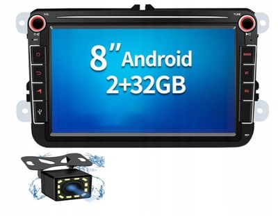 RADIO GPS ANDORID VW CADDY TOURAN TIGUAN EOS 32GB  