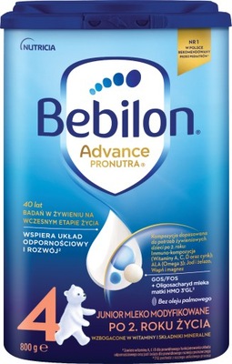 BEBILON 4 Mleko modyfikowane JUNIOR 800 g