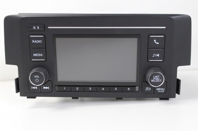 RADIO HONDA CIVIC X EE.UU. ORIGINAL 39100-TBA-A11 2017-  