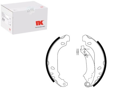 Nk тормозные колодки тормозные dacia logan 1.6 mpi 85 ls_ фото №1