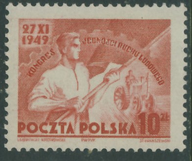 Polska 10 zł. - 1949 r. Kongres Jedności