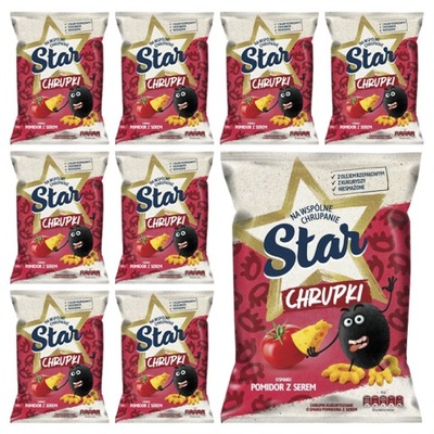 Pakiet 9szt STAR Chrupki kukurydziane o smaku pomi
