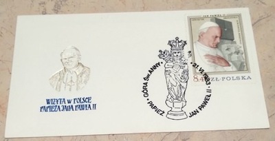 Koperta Papież JP2 1983 Wizyta Góra Św. Anny