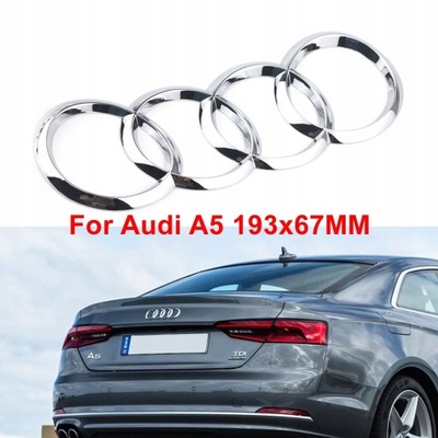 ZAKRZYWIONE EMBLEMA AUDI A7 Q3 202*71 MM  