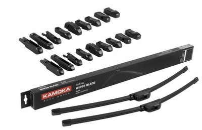 SET 2X WIPER BLADES KAMOKA FLAT NISSAN QASHQAI I 1 J10  