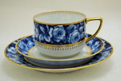 FILIŻANKA ROSENTHAL EMPIRE BLEU ROYAL TRIO KA-21