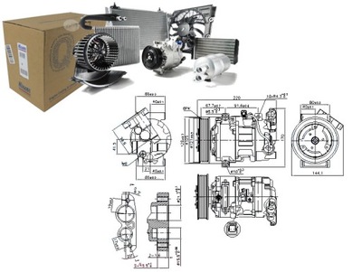 NISSENS COMPRESOR COMPRESOR DE ACONDICIONADOR 8FK351123  