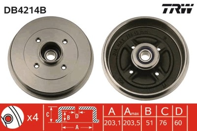 BEBNEN DE FRENADO DB4214B  