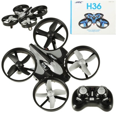 DRON NA PILOTA ZDALNIE STEROWANY RC JJRC H36 MINI 2.4GHZ 4CH 6 AXIS CZARNY