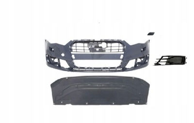 Audi a6 c7 lift 2014-2018 бампер передний перед фото №1