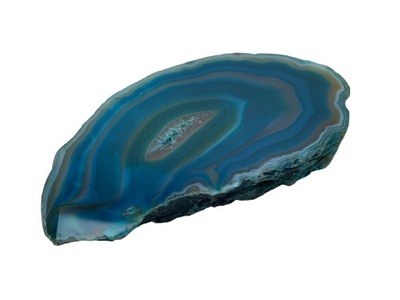 agat niebieski naturalny gruby plaster