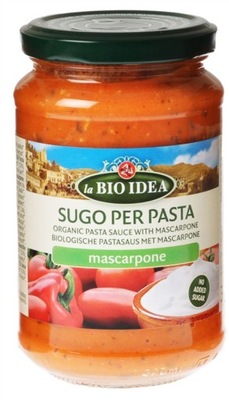 SOS POMIDOROWY Z MASCARPONE BIO 340g LA BIO IDEA