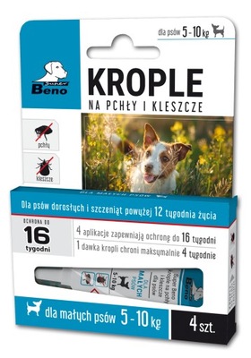 Krople na pasożyty Super Beno Krople 4g 4 ml