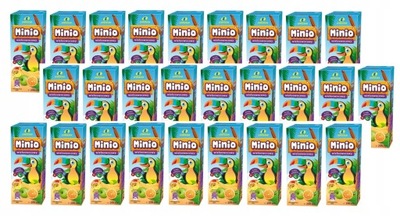 MINIO NAPÓJ wieloowocowy 200ML X 27SZT słomka
