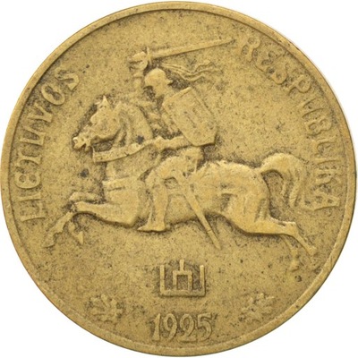 Moneta, Litwa, 20 Centu, 1925, EF(40-45), Aluminiu