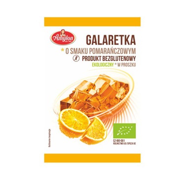 Galaretka bezglutenowa o smaku pomarańczowym 40g