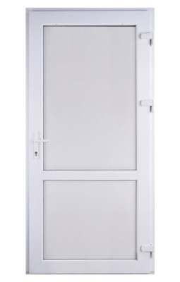 Drzwi Wejściowe 110x210 Panel Sklepowe Zewnętrzne