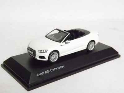 Audi A5 Cabriolet White 1:43 Model Dilerski