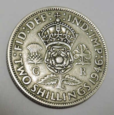 Wielka Brytania 2 shillings 1946