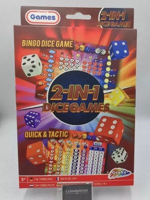 GRY W KOŚCI 2 W 1 - BINGO DICE POLECAMY