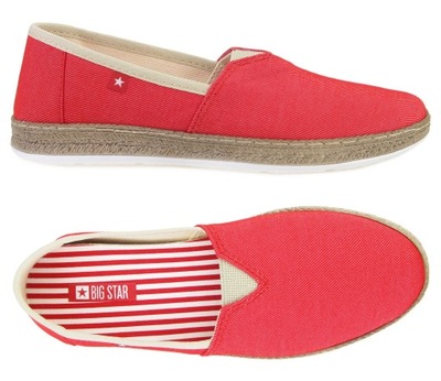 ESPADRYLE damskie BIG STAR wsuwane FF276025 40