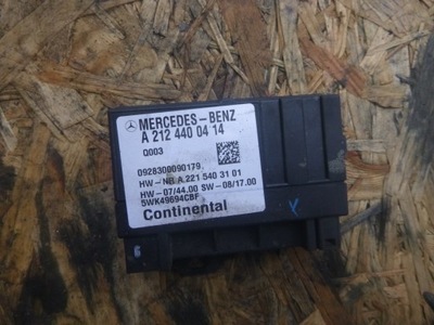 Mercedes w207 модуль насоса топлива a2124400414 фото №1
