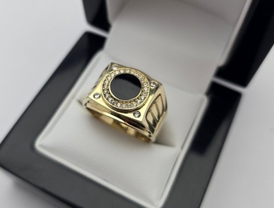 Piękny złoty sygnet 8,78g P585 R23