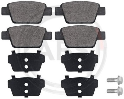 Тормозные колодки тормозные задние fiat bravo ii 2006- фото №1