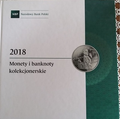 FOLDER KSIĄŻECZKA MONETY BANKNOTY ROCZNIK 2018