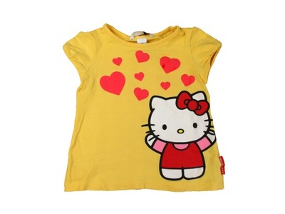 Żółta bluzeczka Hello Kitty H&M 110