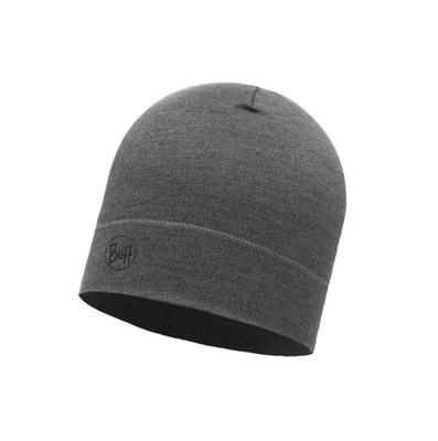 Czapka Buff WOOL HAT MID light grey melange