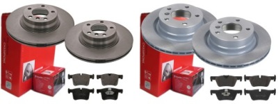 Гальмівні диски гальмівні колодки p+t brembo bmw 2 f22 f23 3 4 330mm фото №1