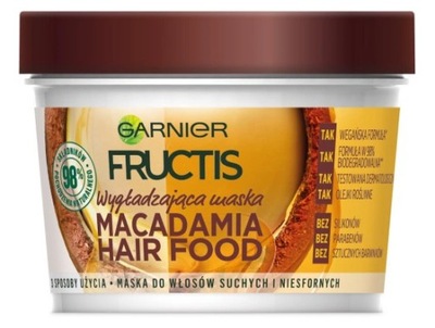 Garnier Fructis Hair Food Macadamia 390ml maska do włosów