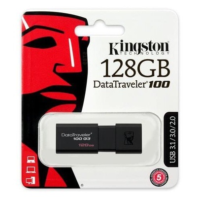 Pendrive Kingston DT100 G3 128GB USB 3.1/3.0/2.0