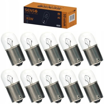 LUCES SENSO R5W T16 12V DIRECCIÓN E4 X10SZTUK  