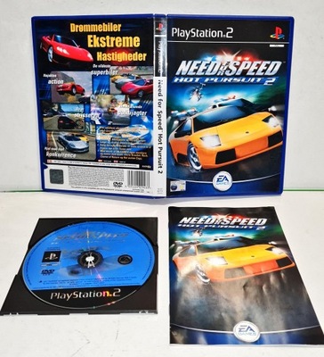 Gra NEED FOR SPEED HOT PURSUIT 2 PS2 PŁYTA BDB